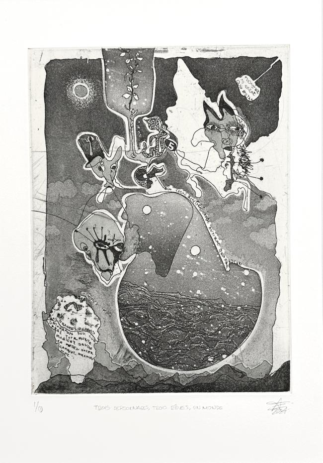 trois personnages, trois rêves, un monde _ Pablo Osorio